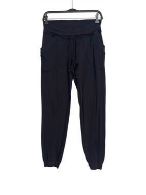 Lululemon Black Drawstring Jogger Pants 6